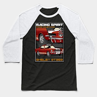 Classic Mustang Car Baseball T-Shirt